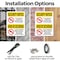 Signmission Drugs Or Alcohol Dismiss Bilingual OSHA Security Notice Sign, Plastic, 7in W x 10in L, 2PK OS-2PACK-SN-P-710-L-11530 - alternate 3